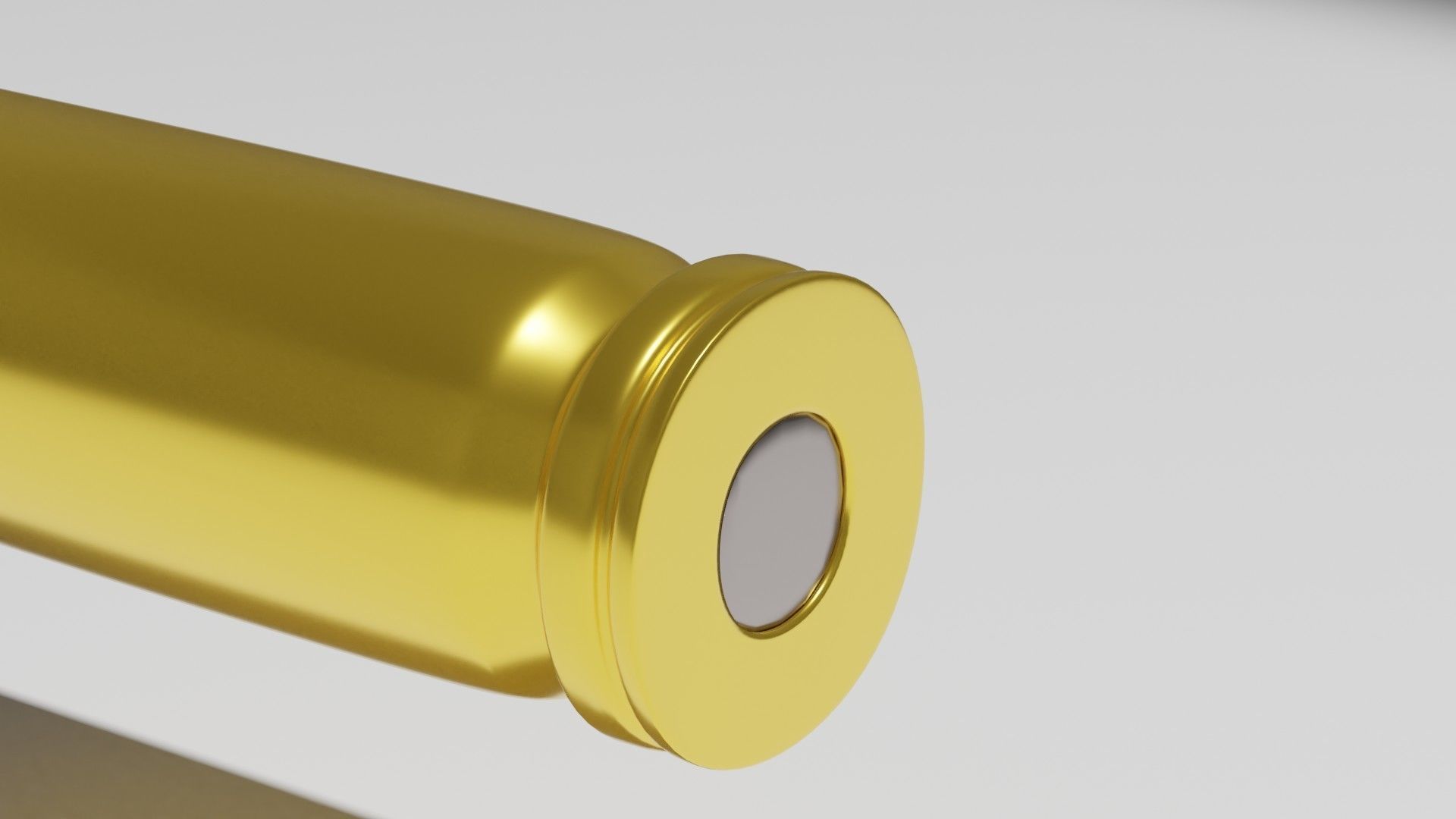 Bullet Low-poly 3D model gold Low-poly 3D model_2