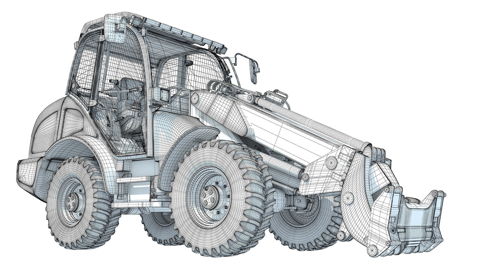 Wheel Loader 3D model_18