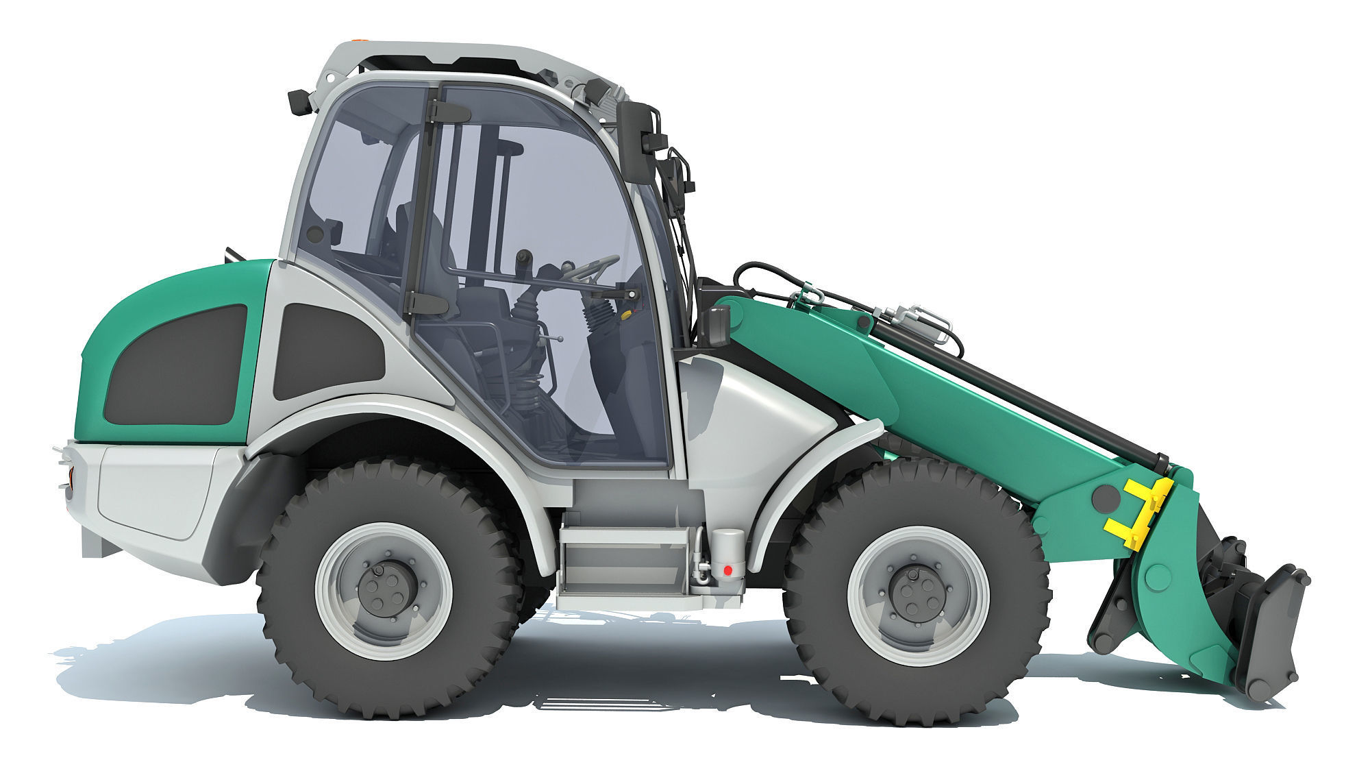 Wheel Loader 3D model_8