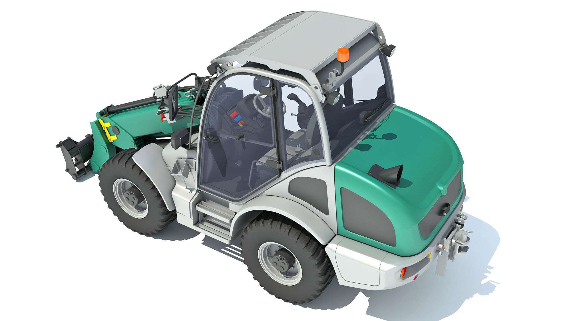 Wheel Loader 3D model_4