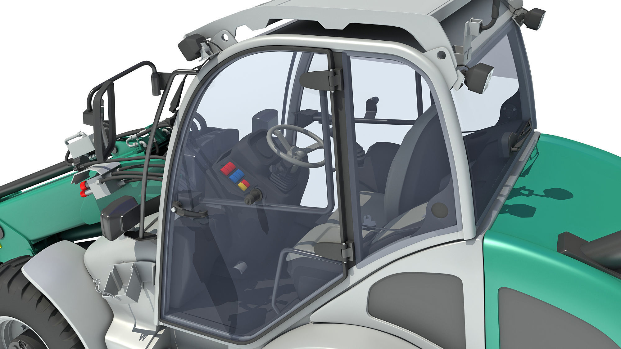 Wheel Loader 3D model_13