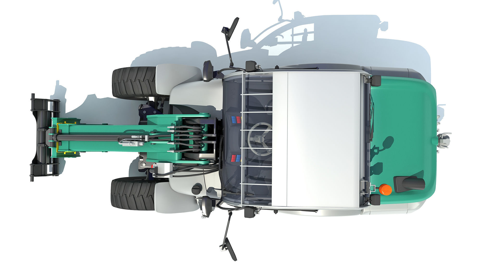 Wheel Loader 3D model_12