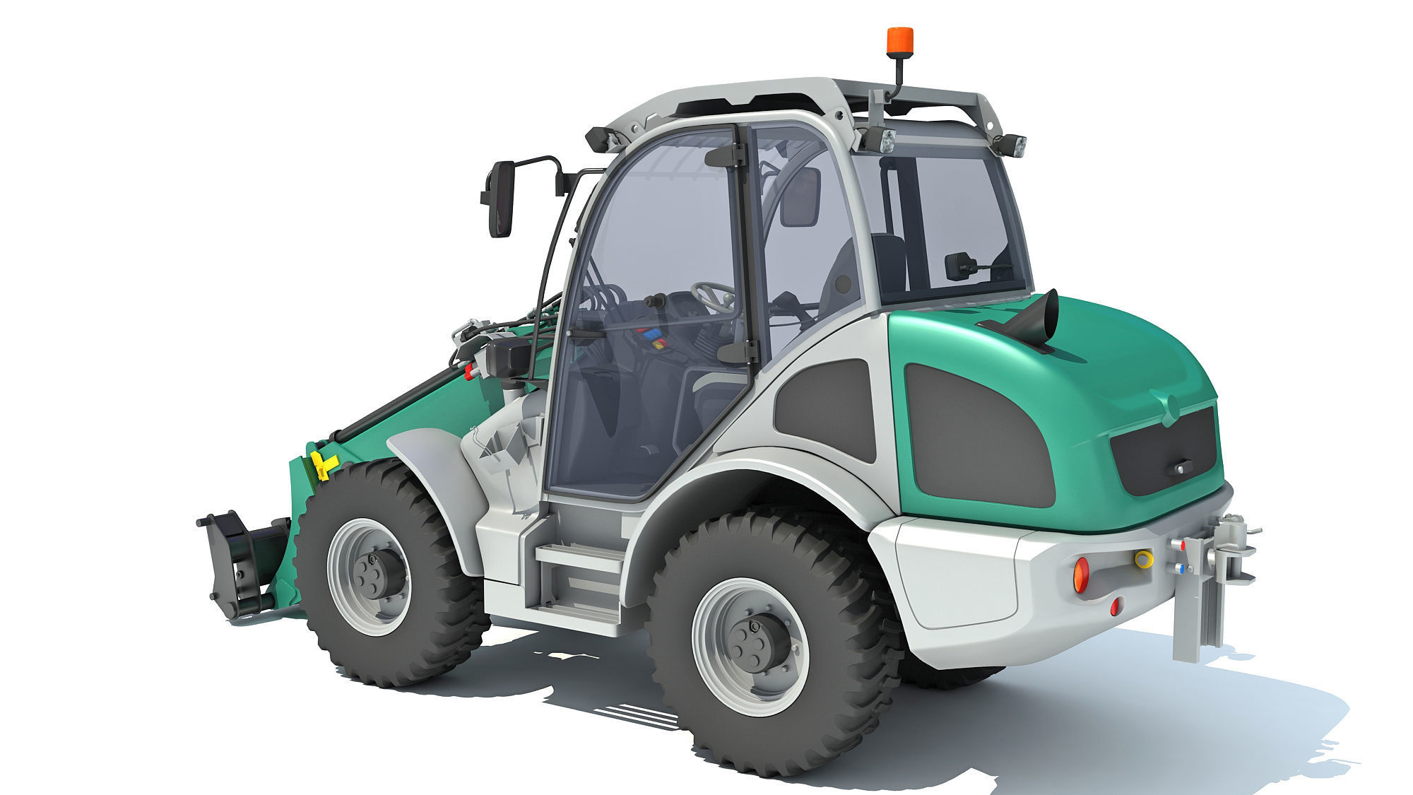 Wheel Loader 3D model_3