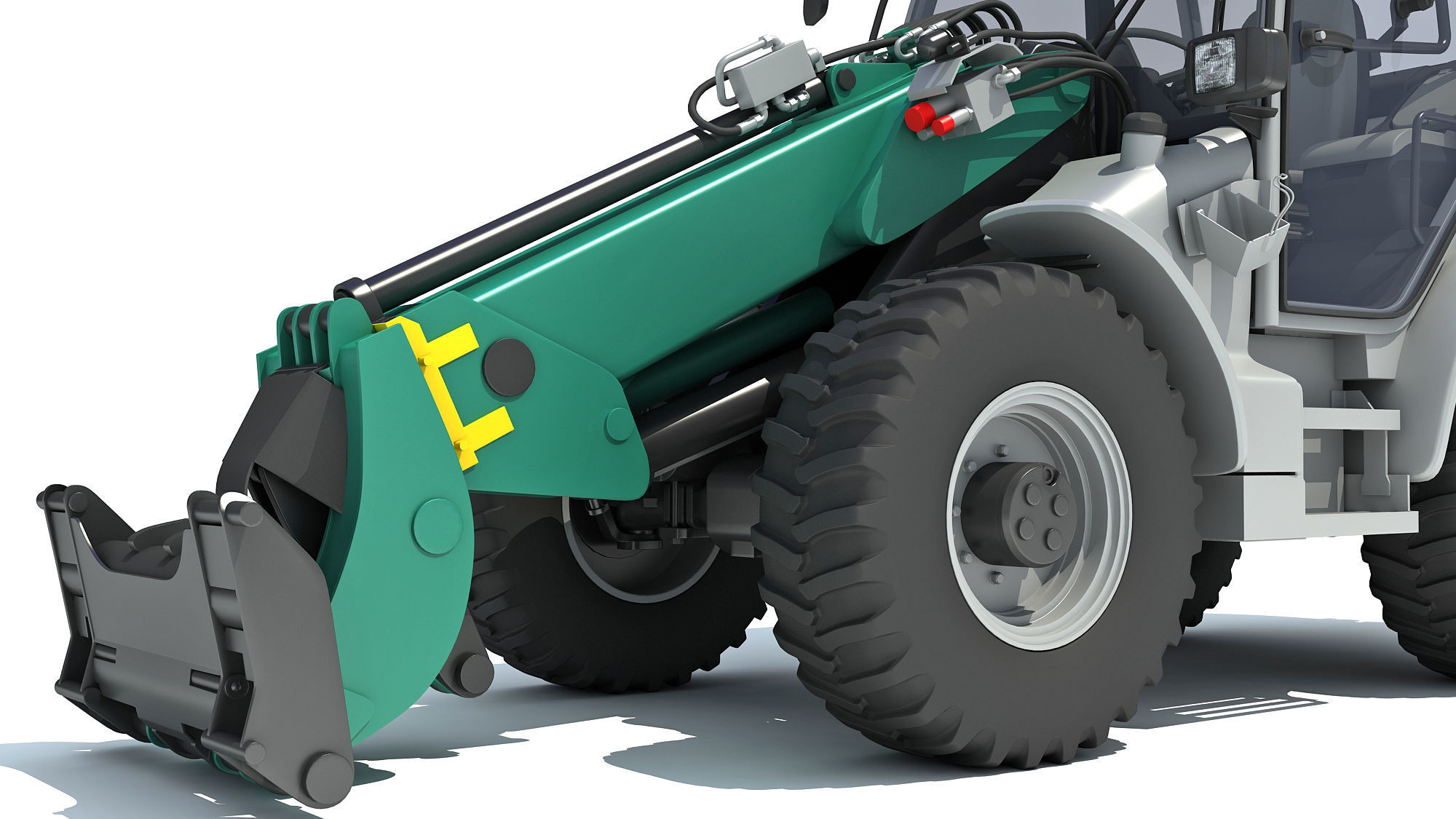 Wheel Loader 3D model_14