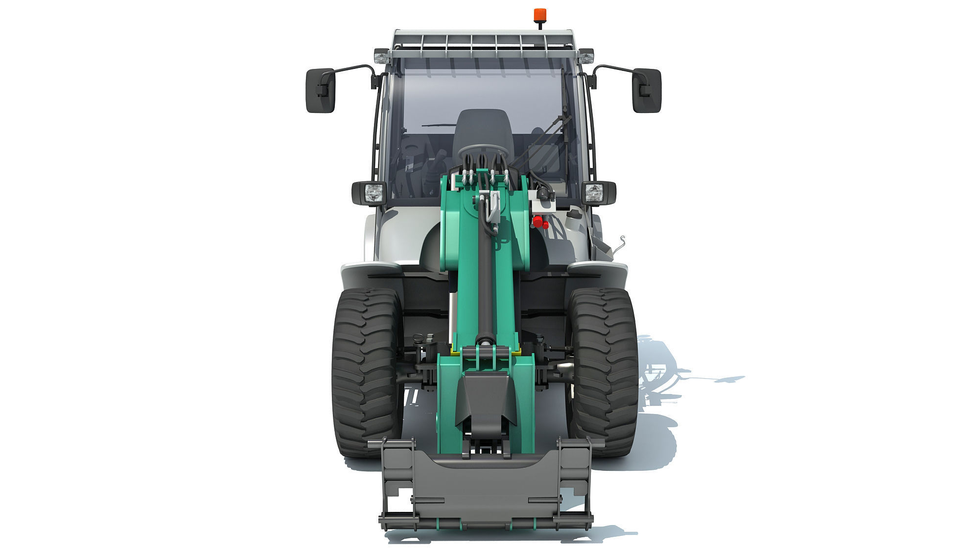 Wheel Loader 3D model_11