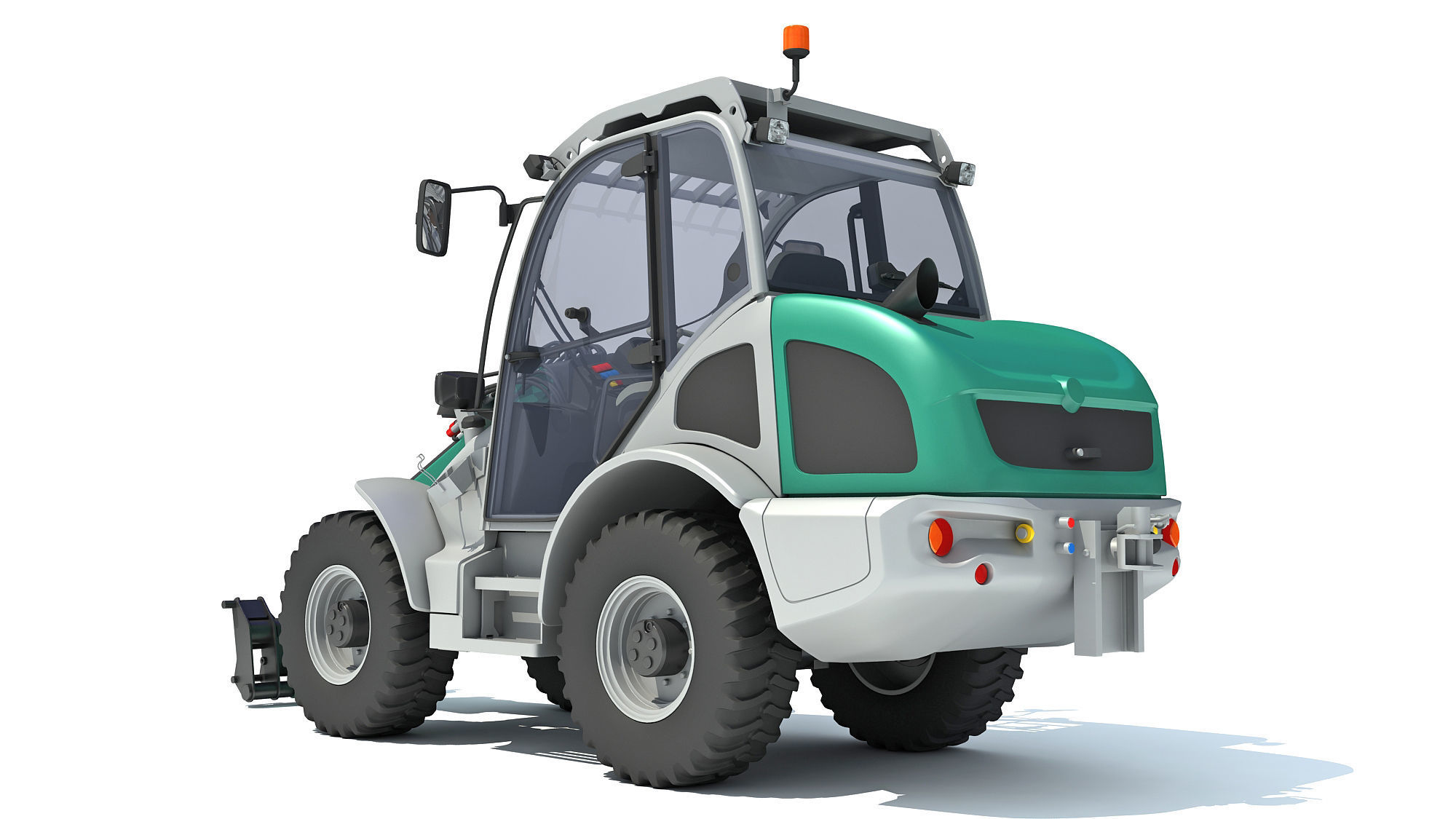 Wheel Loader 3D model_5