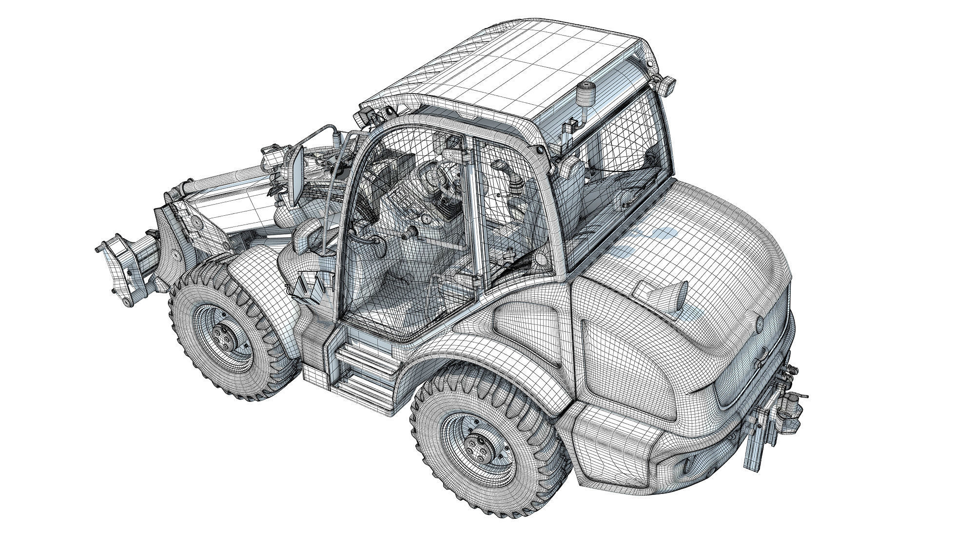 Wheel Loader 3D model_16