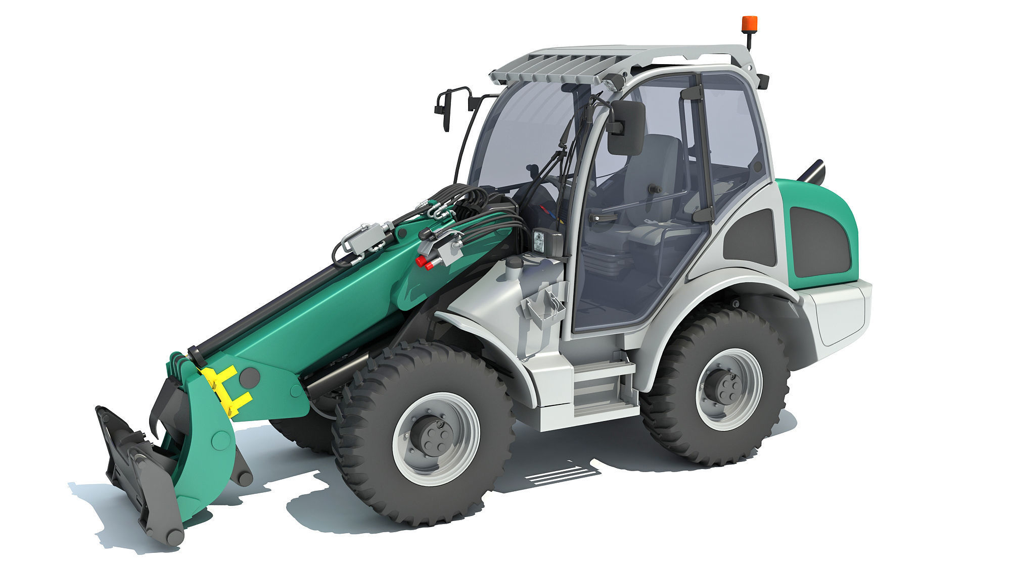 Wheel Loader 3D model_1