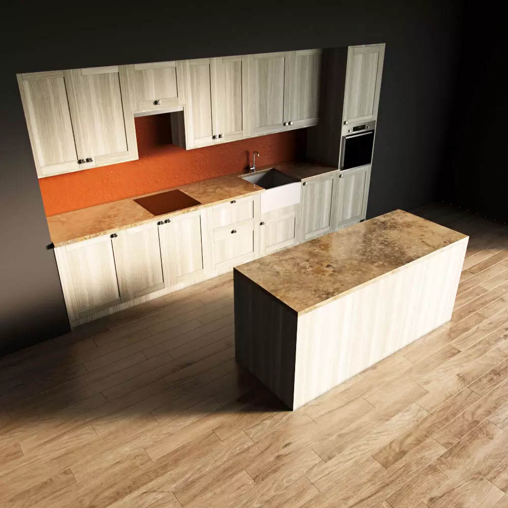 10-Kitchen10 texture 1 3D model_0