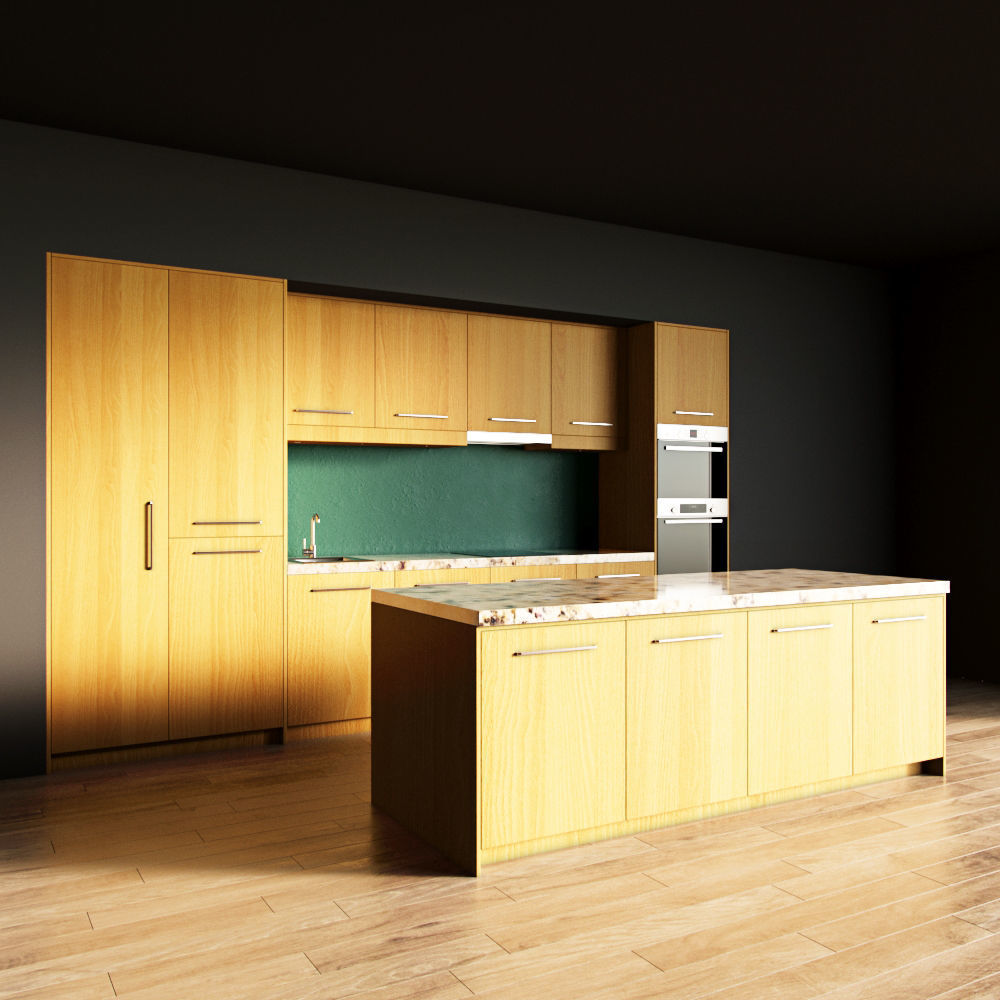 19-Kitchen7 texture 2 3D model_1