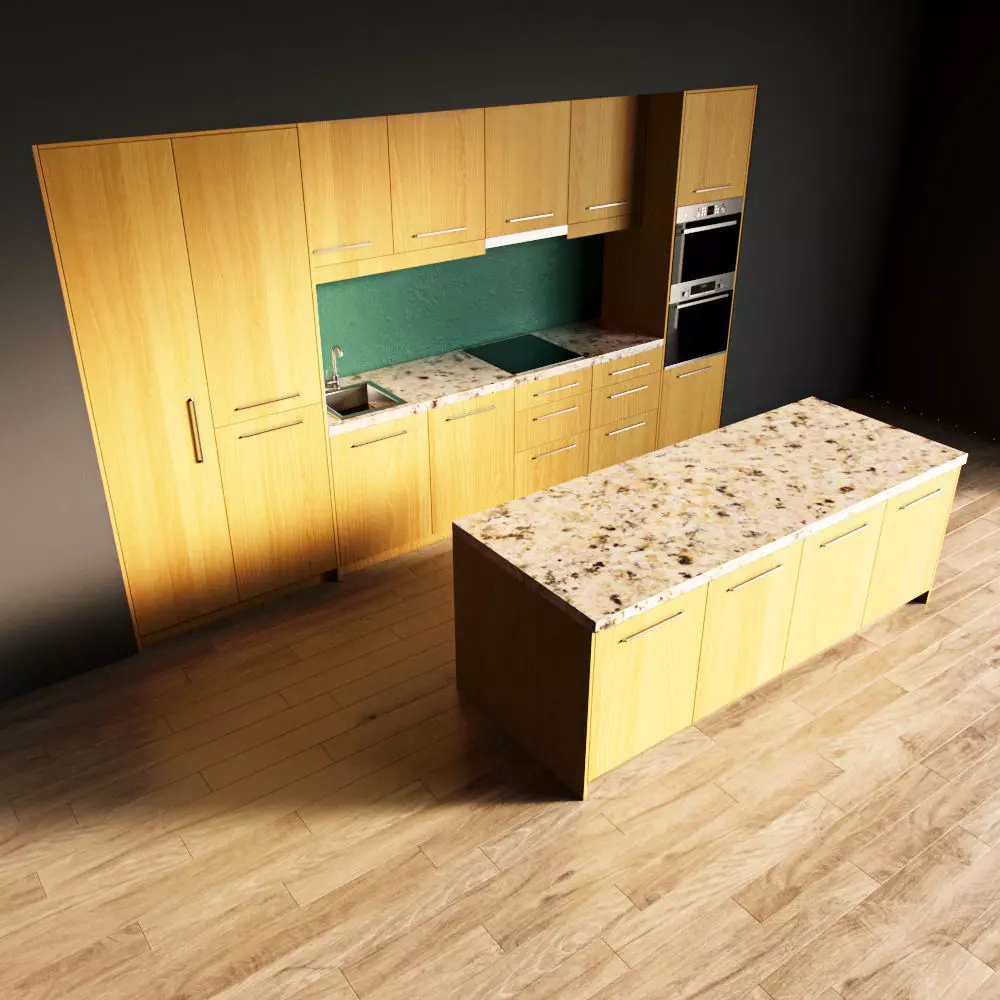 19-Kitchen7 texture 2 3D model_0