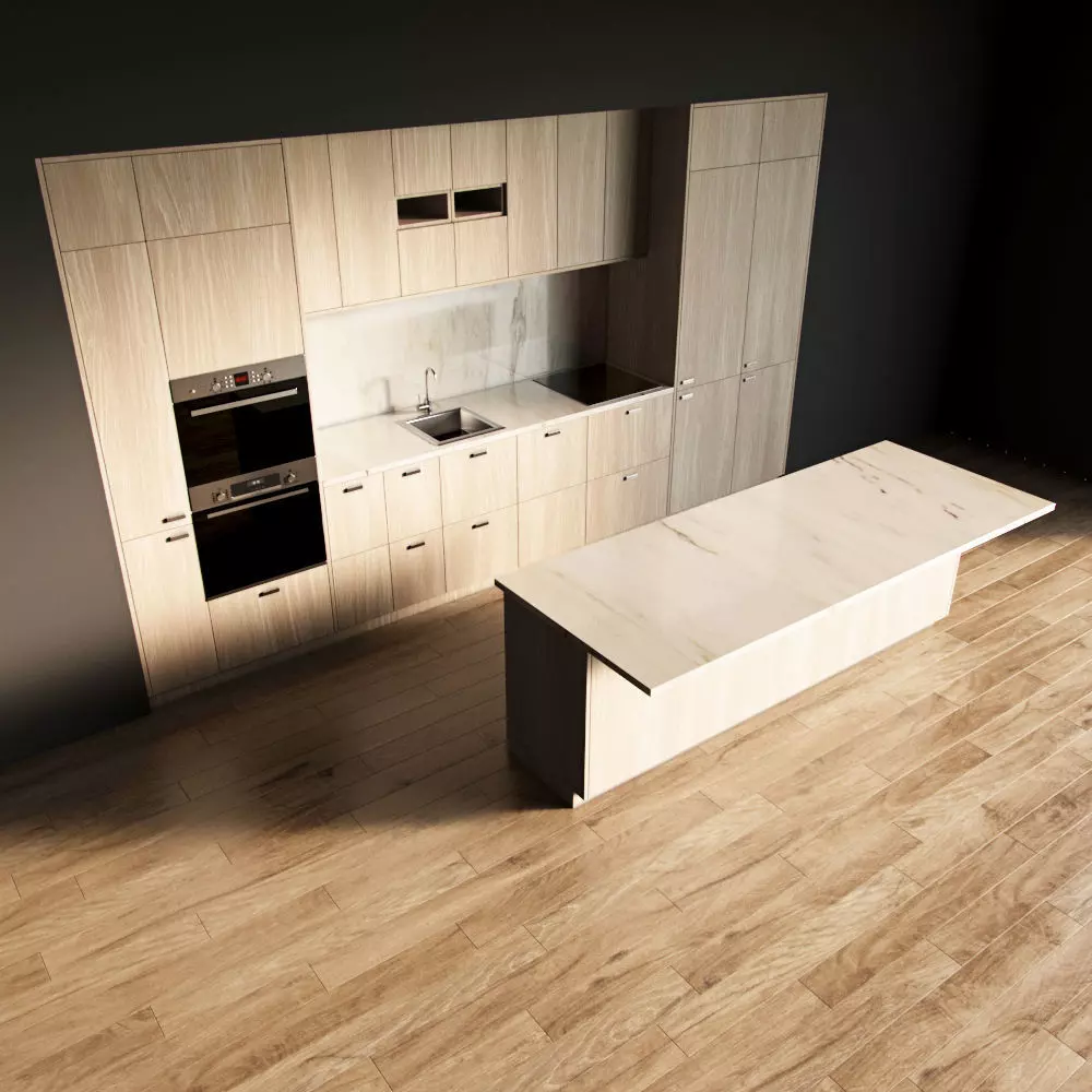 20-Kitchen8 texture 2 3D model_0