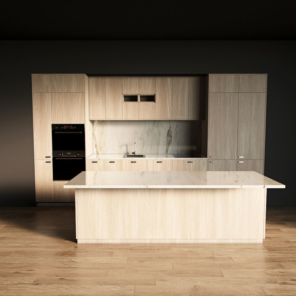 20-Kitchen8 texture 2 3D model_2