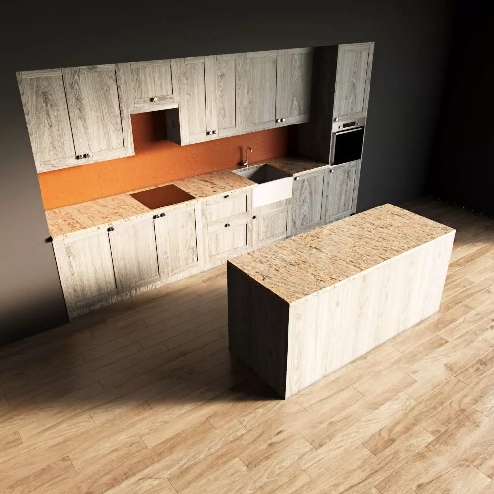 22-Kitchen10 texture 2 3D model_0