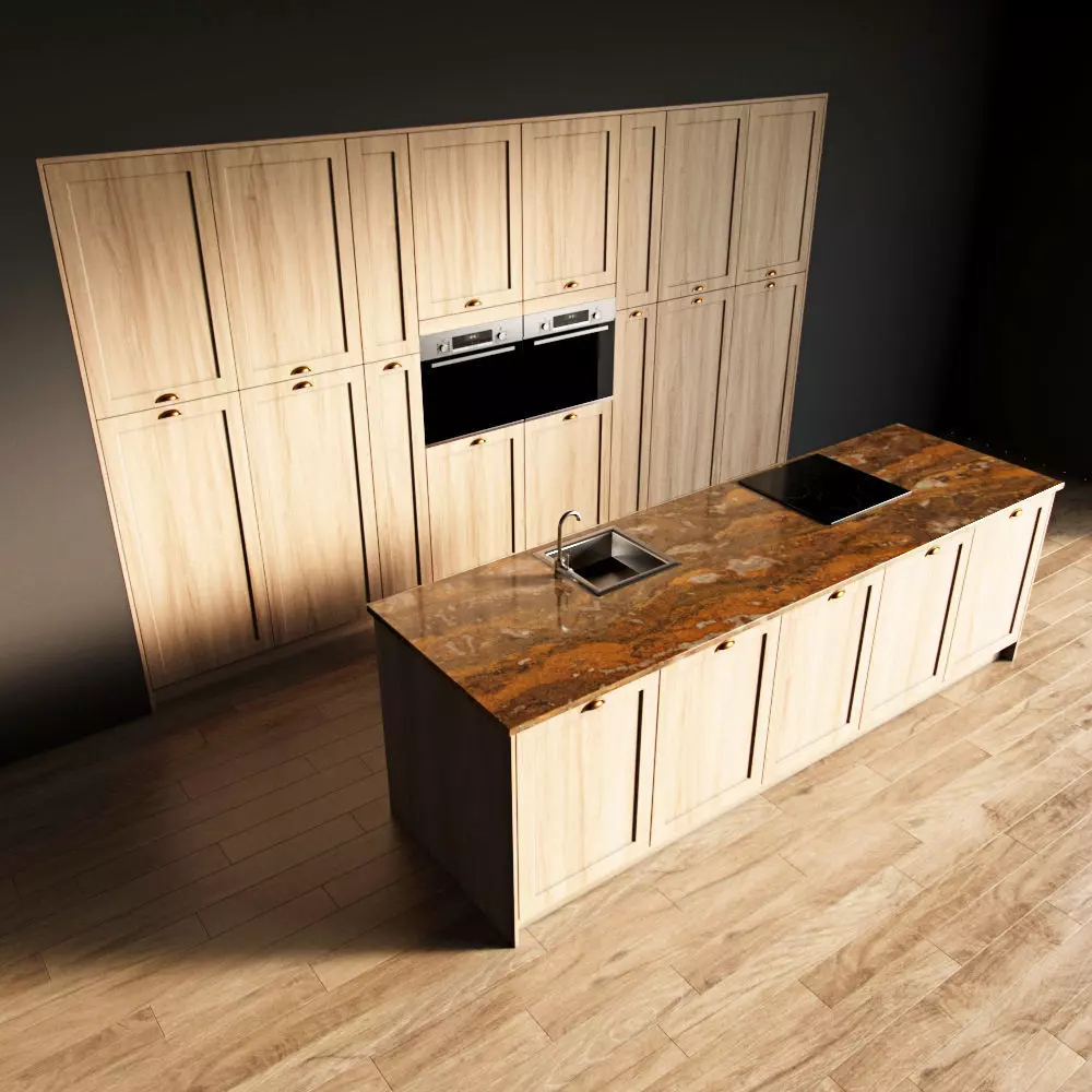 38-Kitchen2 texture 4 3D model_0