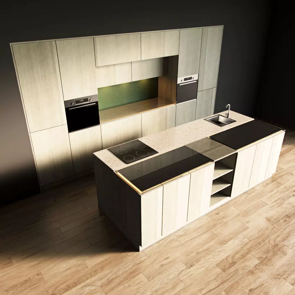 39-Kitchen3 texture 4 3D model_0