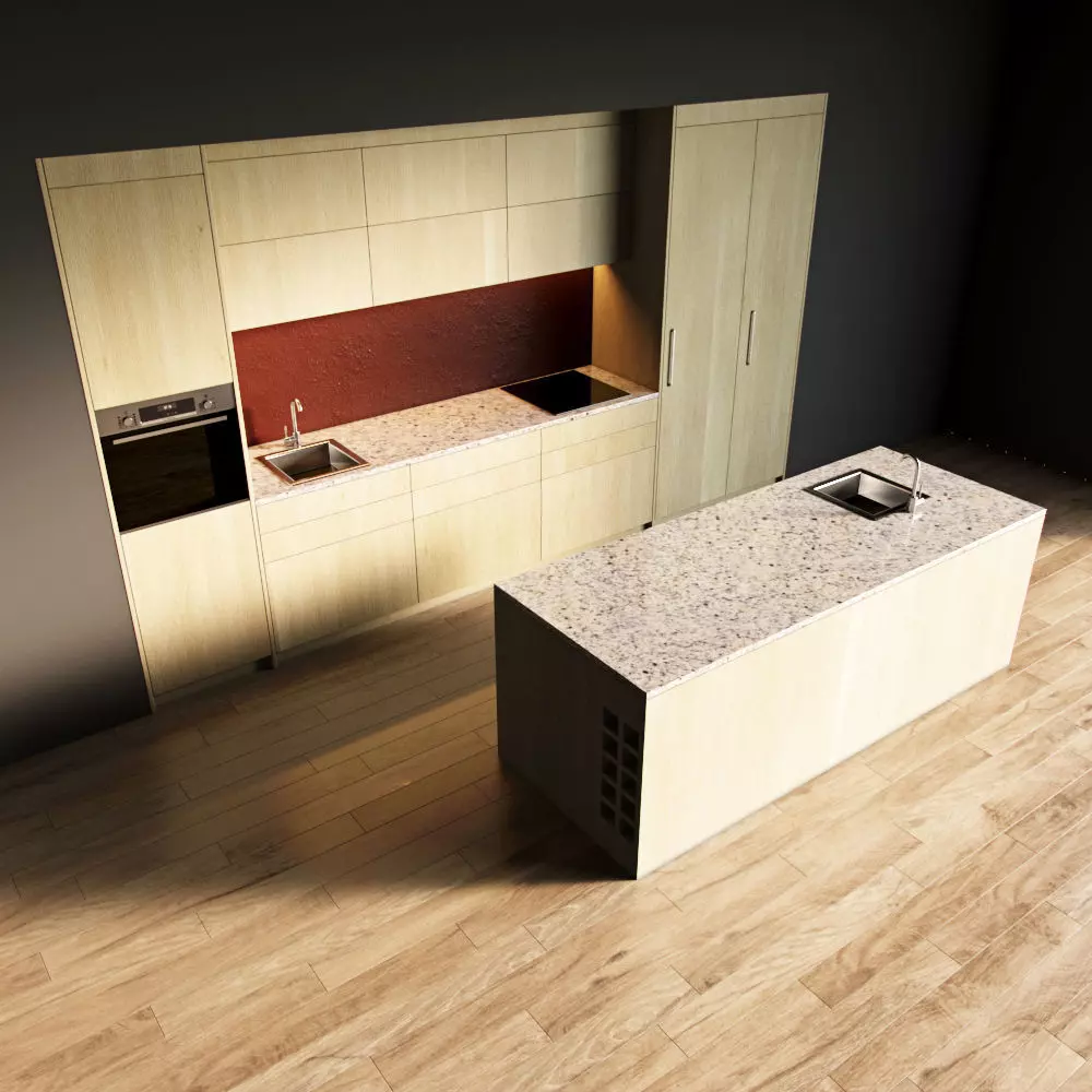 5-Kitchen5 texture 1 3D model_0