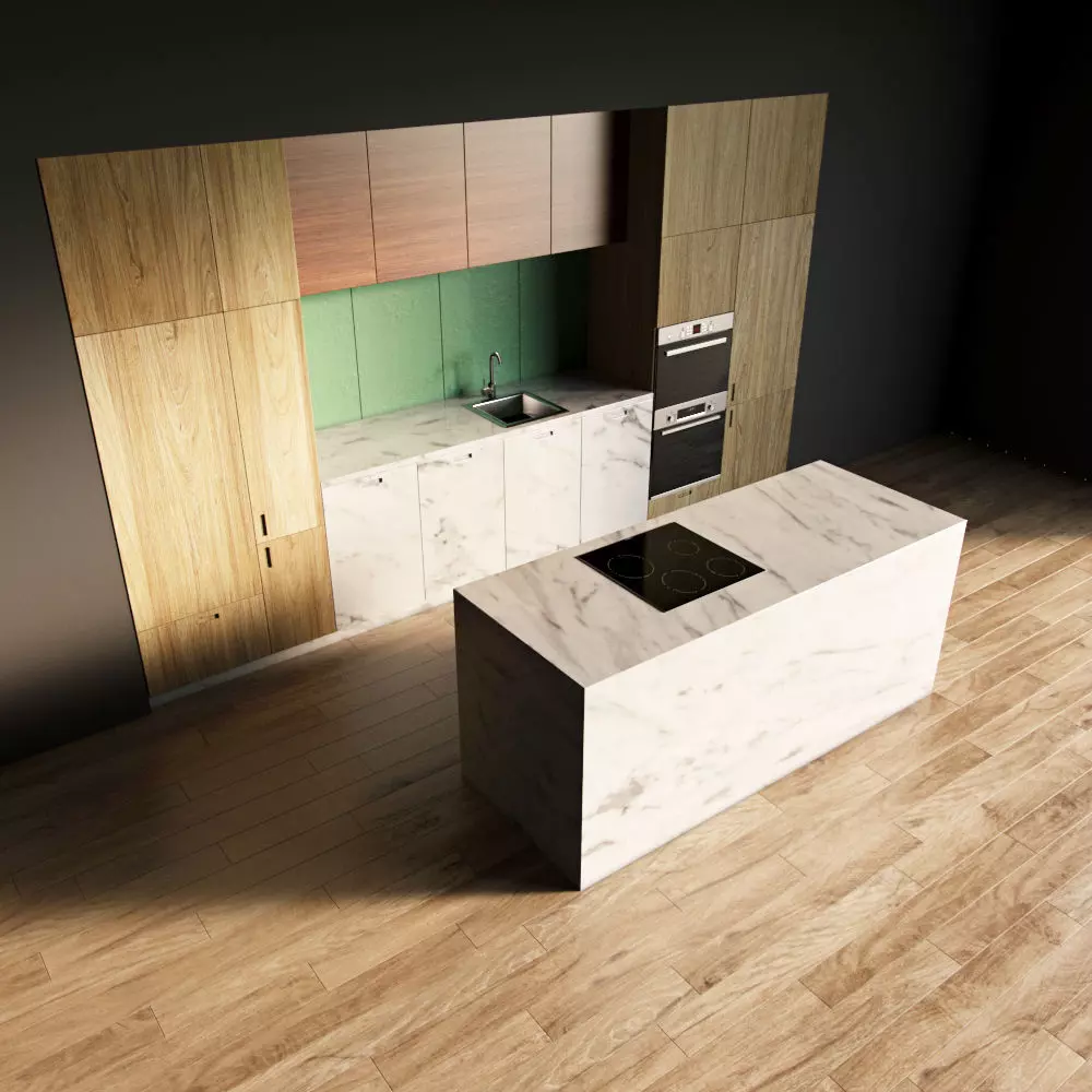 9-Kitchen9 texture 1 3D model_0