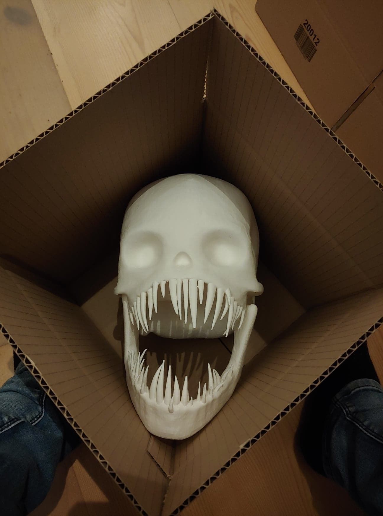 Supernatural Leviathan skull or Venom skull from Spiderman 3D print model_3