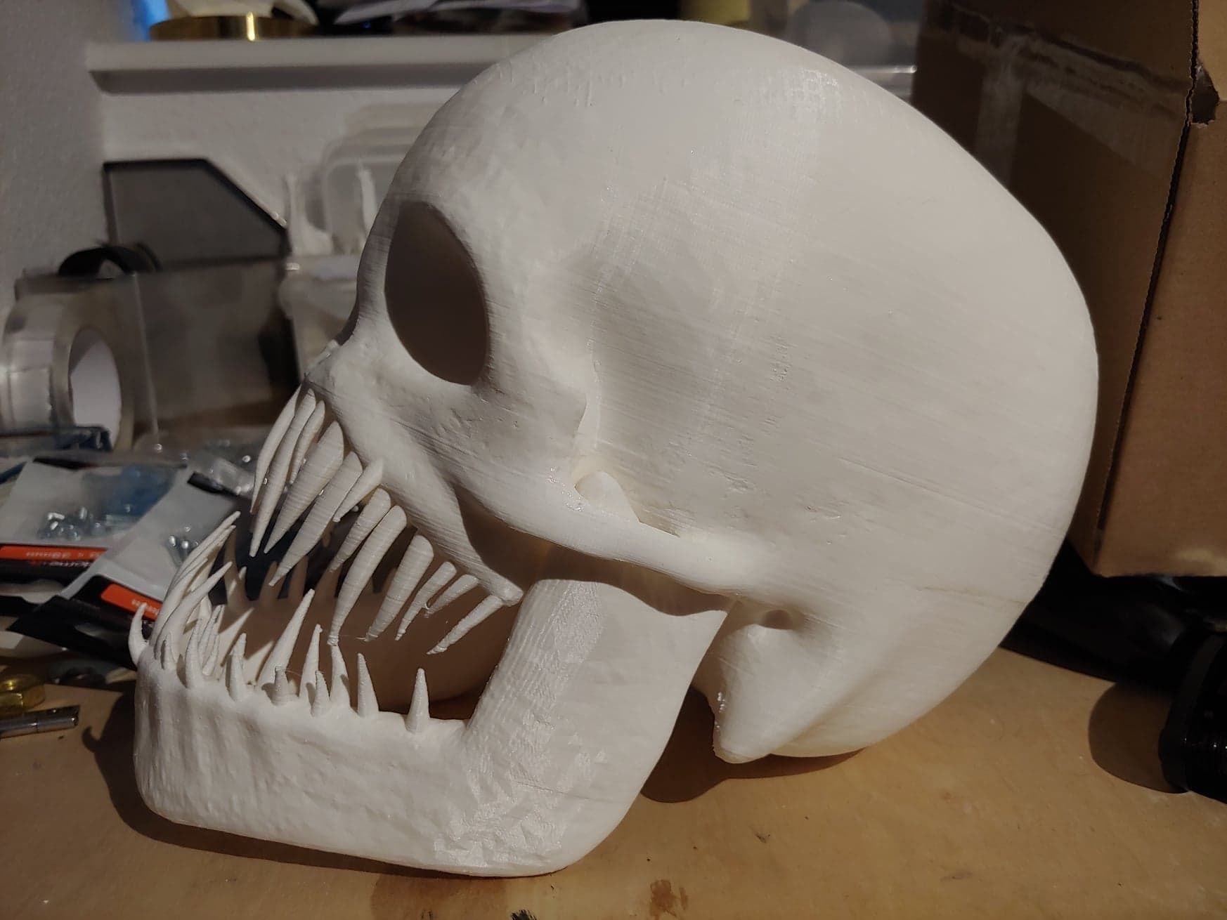Supernatural Leviathan skull or Venom skull from Spiderman 3D print model_1