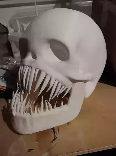 Supernatural Leviathan skull or Venom skull from Spiderman 3D print model