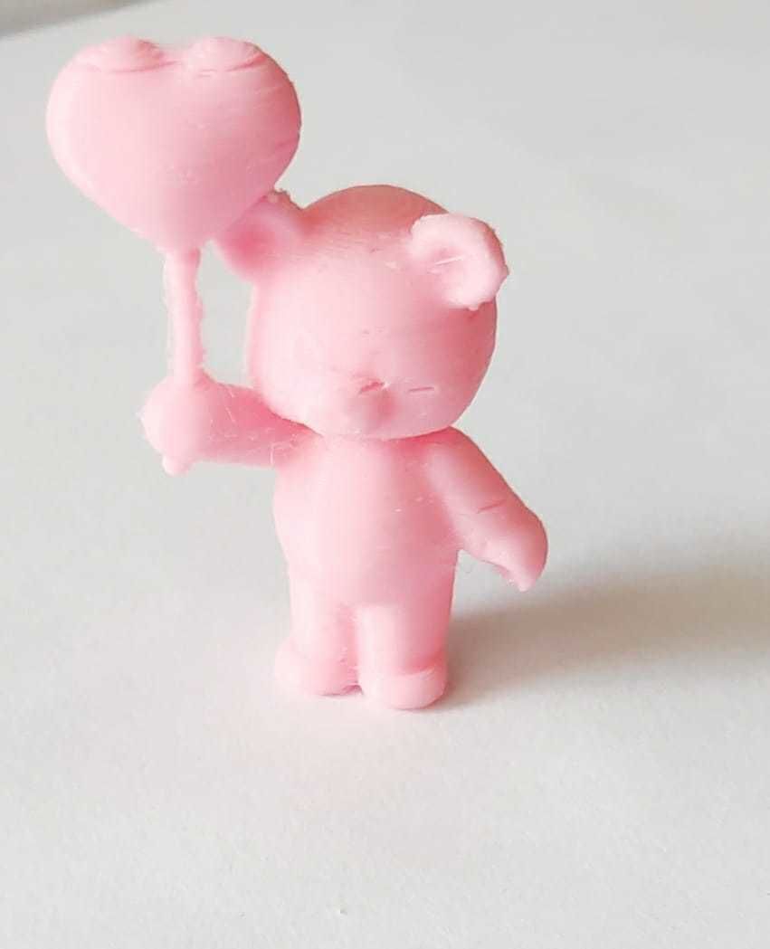 A cute Heart Bear  - Valentines Day 3D print model_8