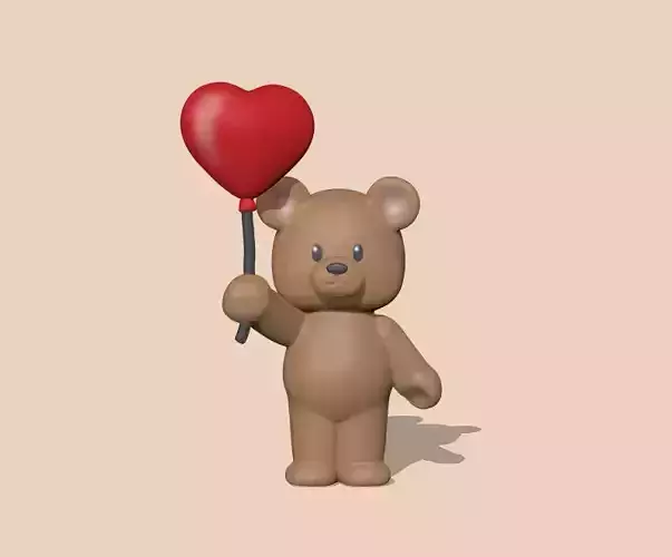 A cute Heart Bear  - Valentines Day