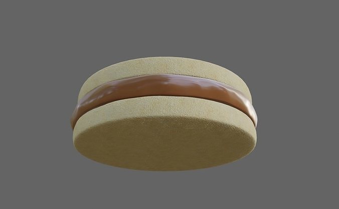 Bonbon Alfajor - Candy - Chocolate 3D model 4