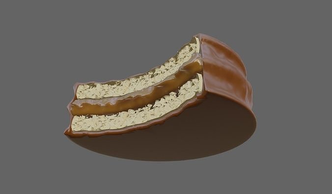 Bonbon Alfajor - Candy - Chocolate 3D model 6
