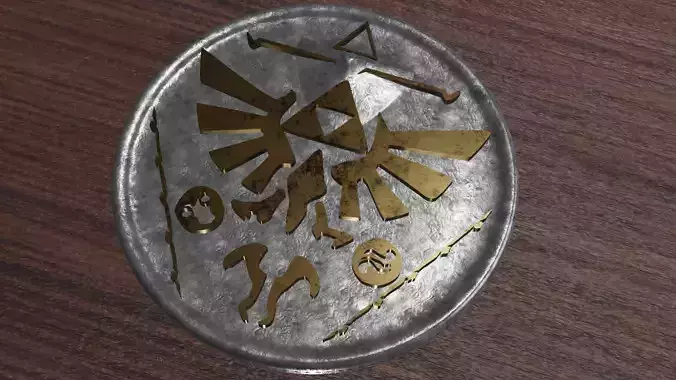 Legend of Zelda Medal - Dio 3D print model
