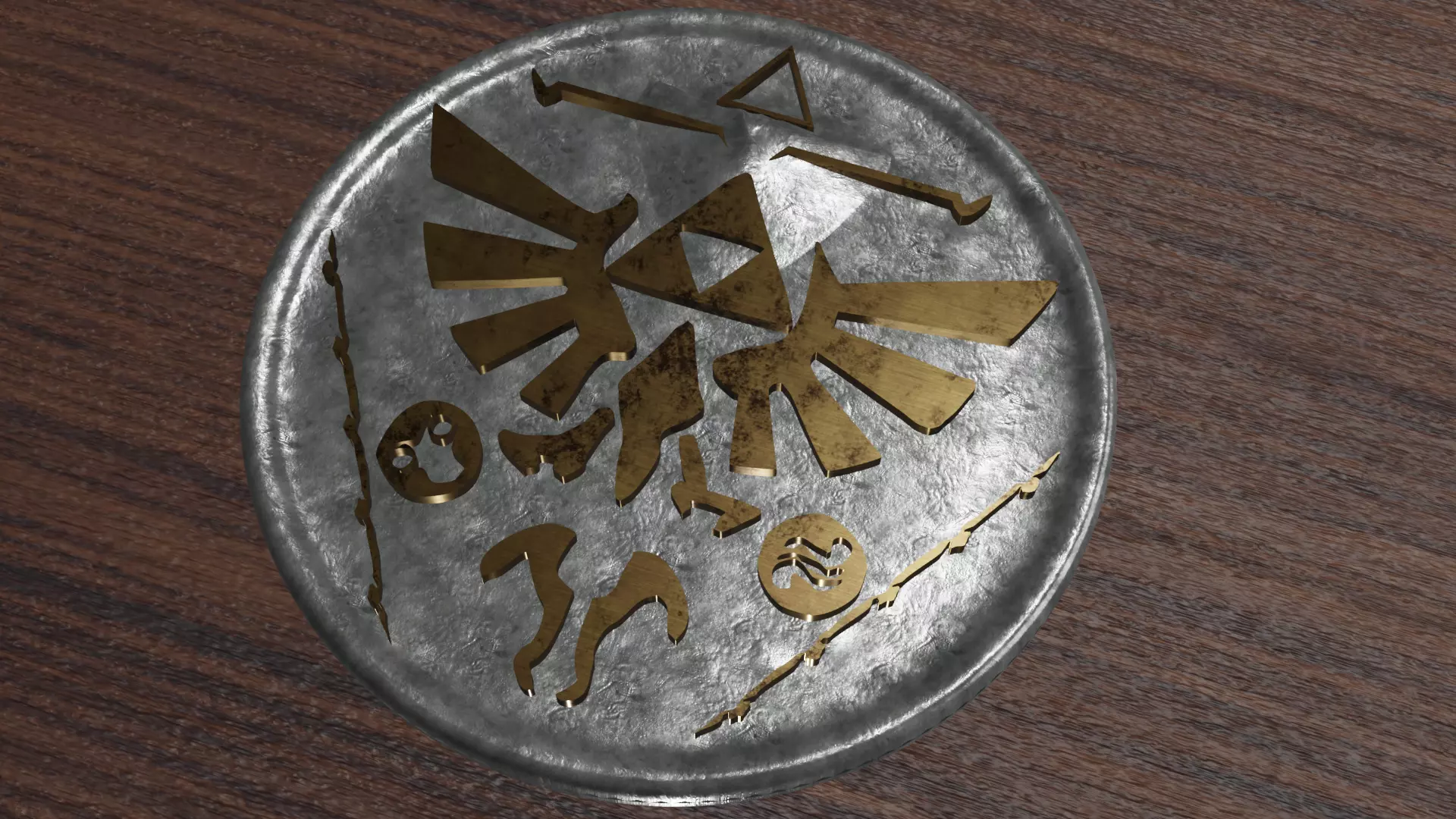 Legend of Zelda Medal - Dio 3D print model