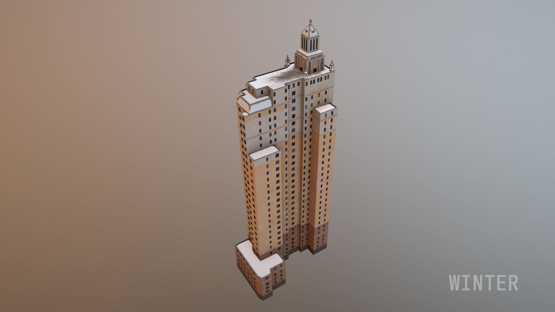 MSK Building 53 Low-poly 3D model_18