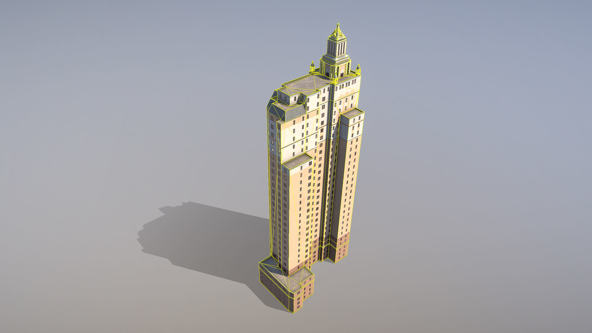 MSK Building 53 Low-poly 3D model_24