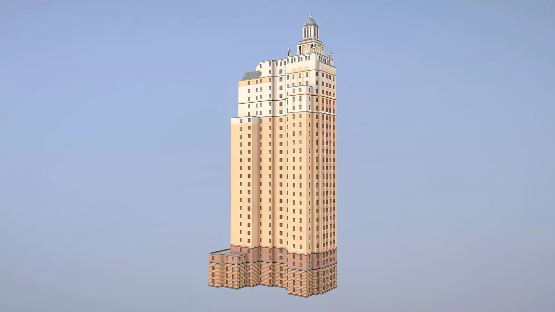 MSK Building 53 Low-poly 3D model_0