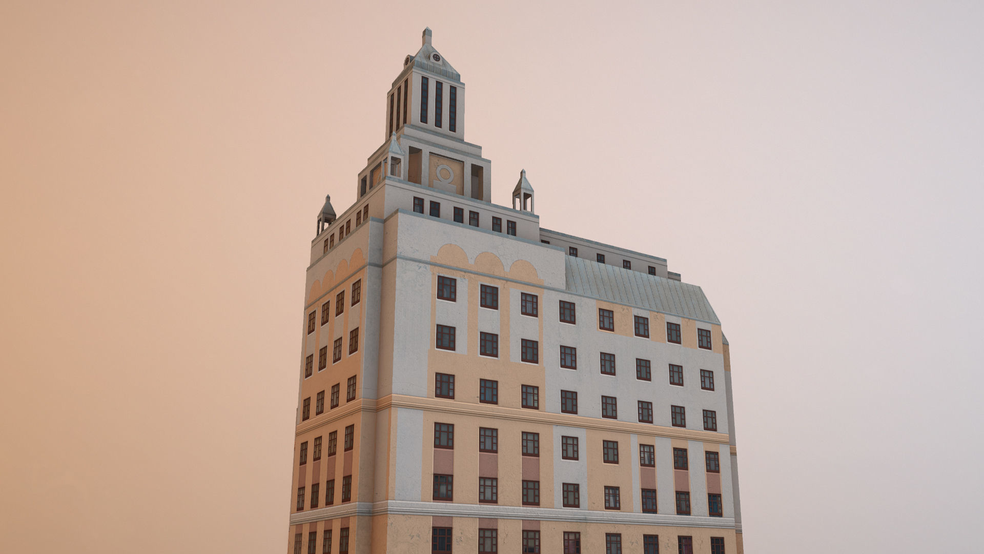 MSK Building 53 Low-poly 3D model_9