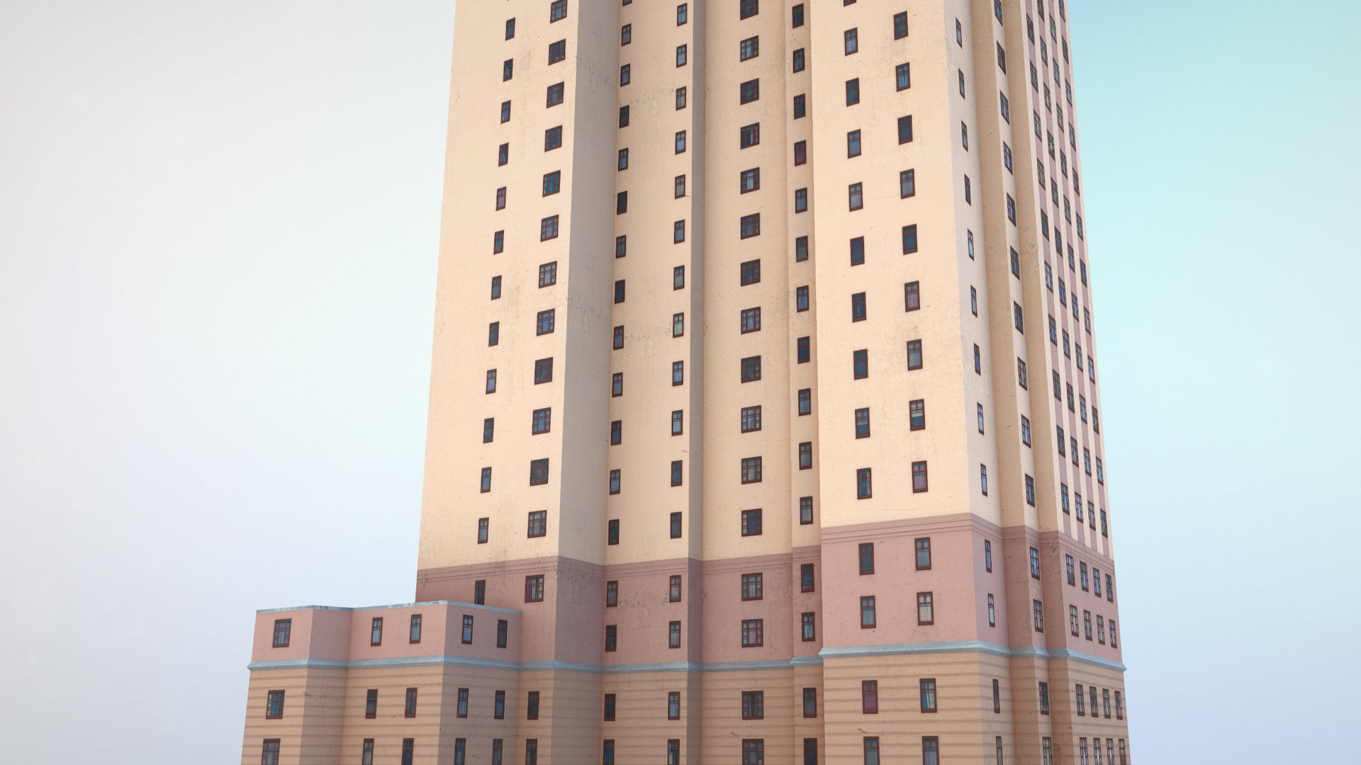 MSK Building 53 Low-poly 3D model_11