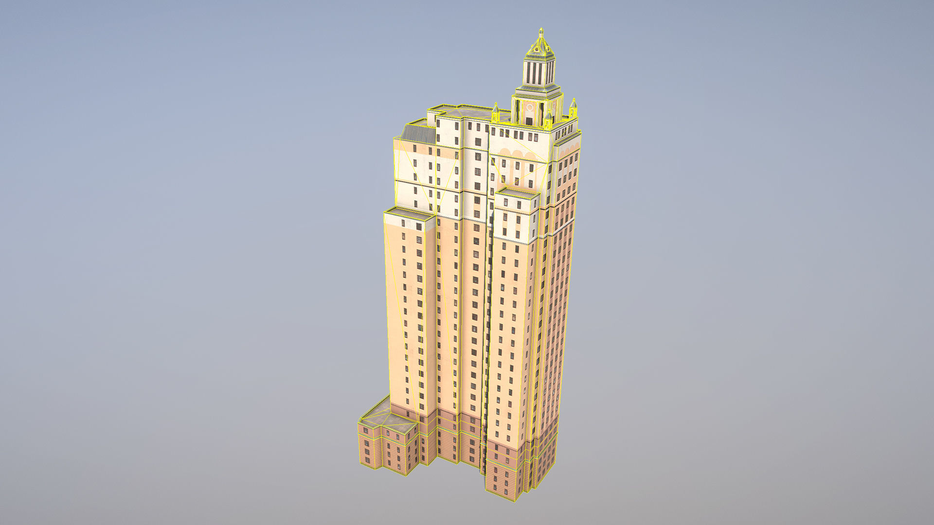 MSK Building 53 Low-poly 3D model_23