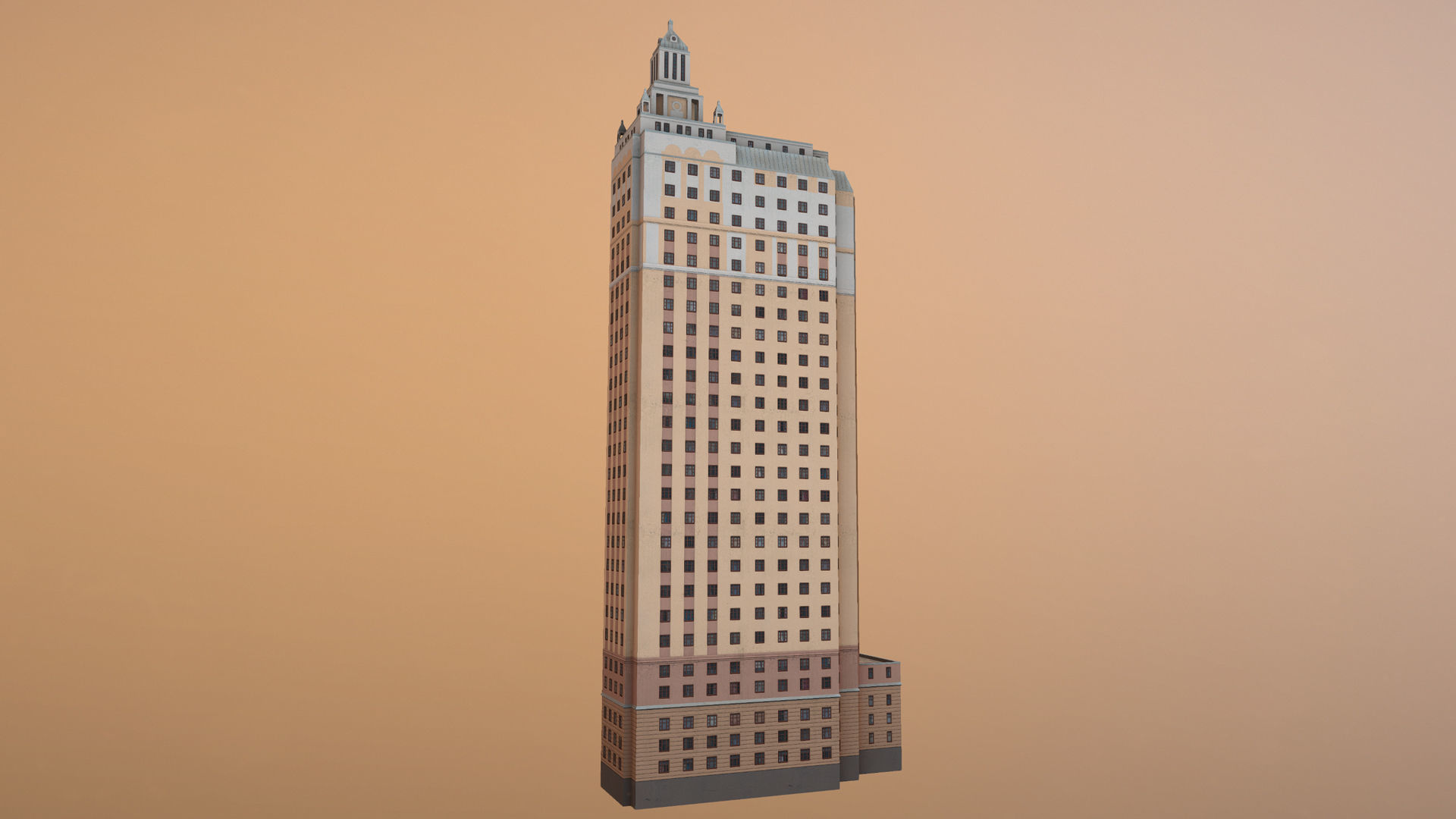 MSK Building 53 Low-poly 3D model_8