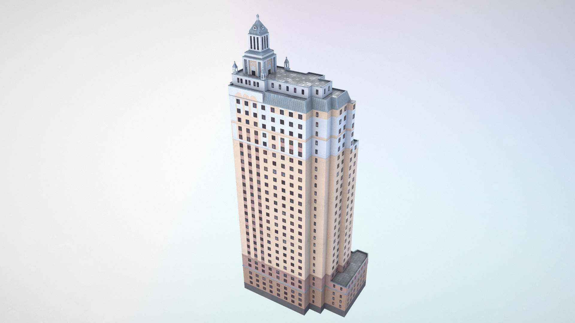 MSK Building 53 Low-poly 3D model_15