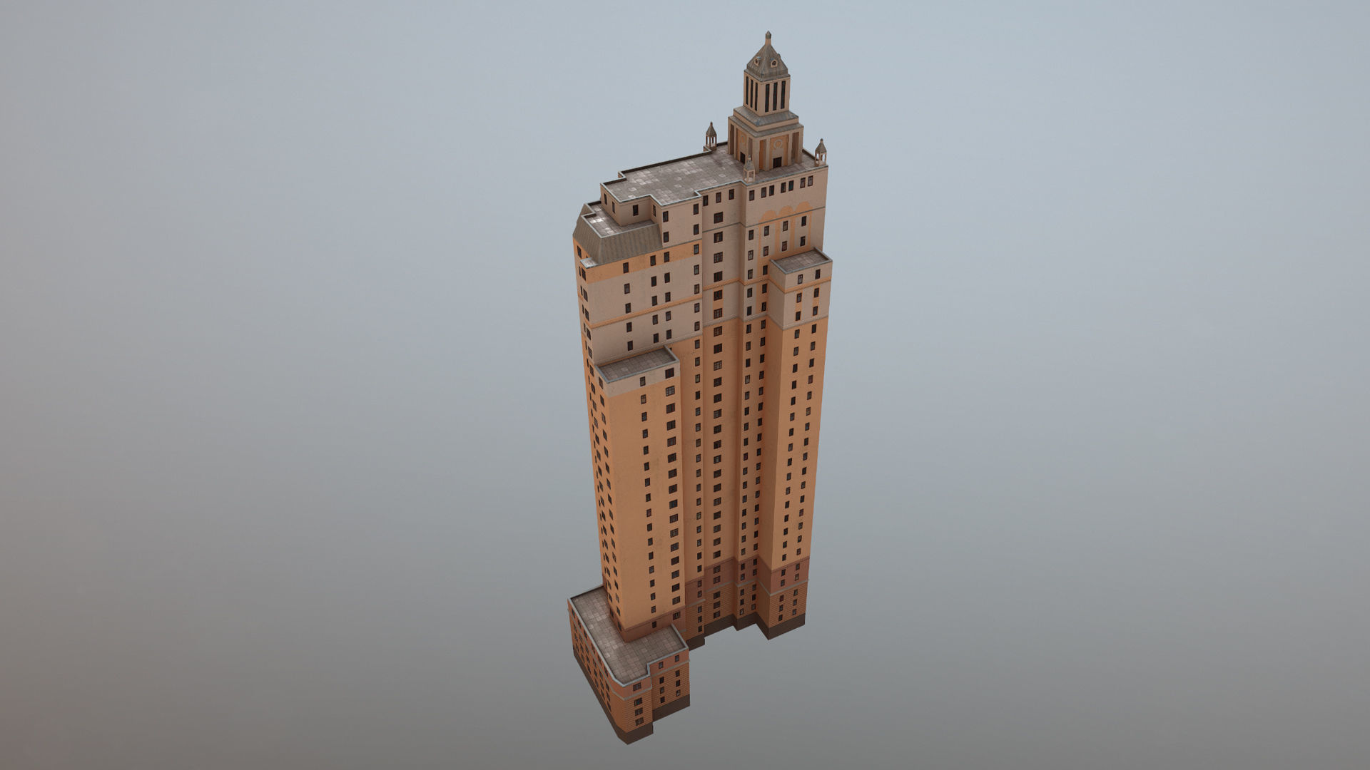 MSK Building 53 Low-poly 3D model_17