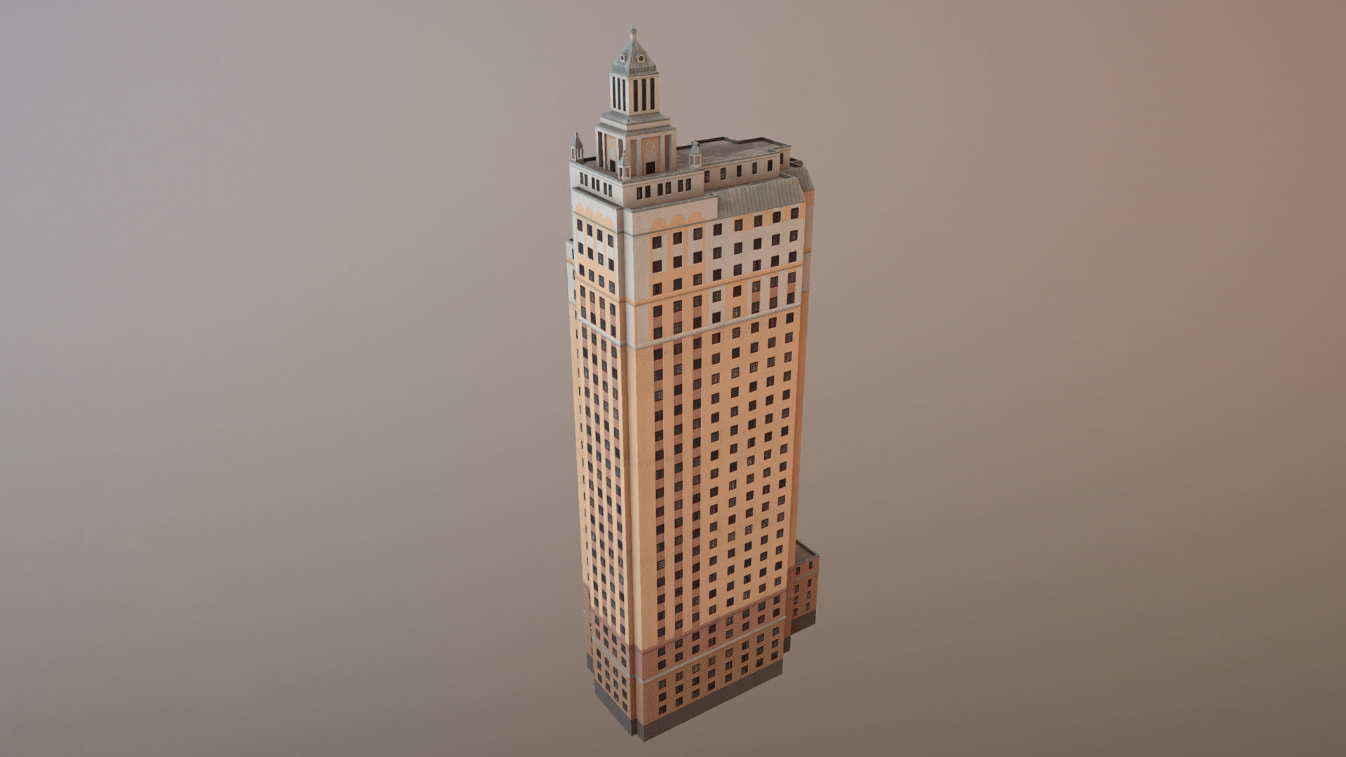MSK Building 53 Low-poly 3D model_16