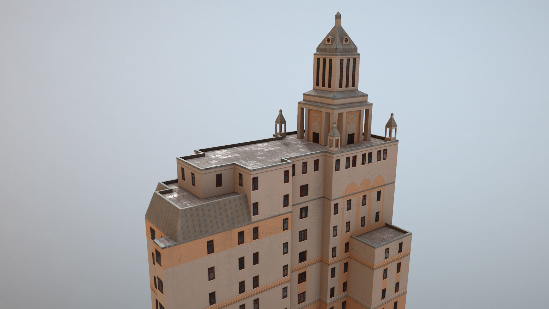 MSK Building 53 Low-poly 3D model_1