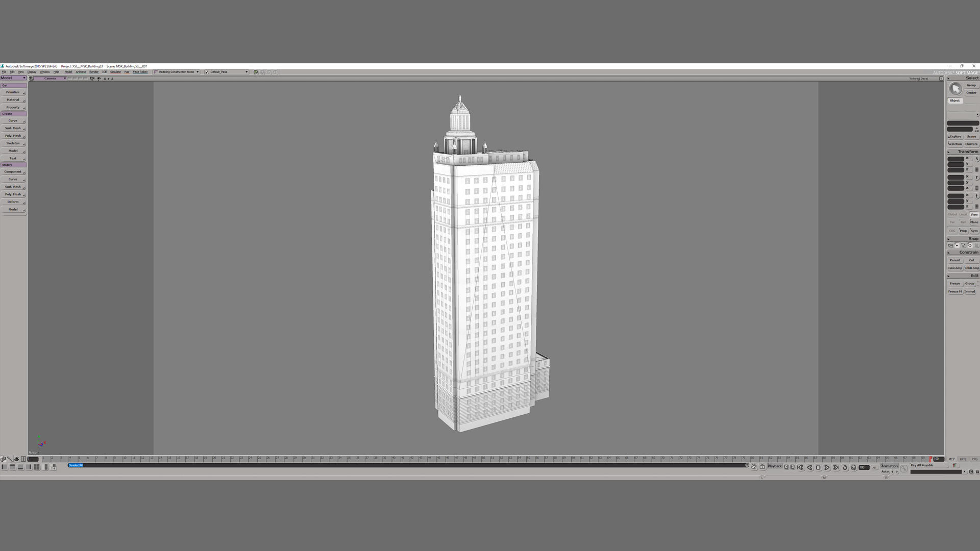 MSK Building 53 Low-poly 3D model_29