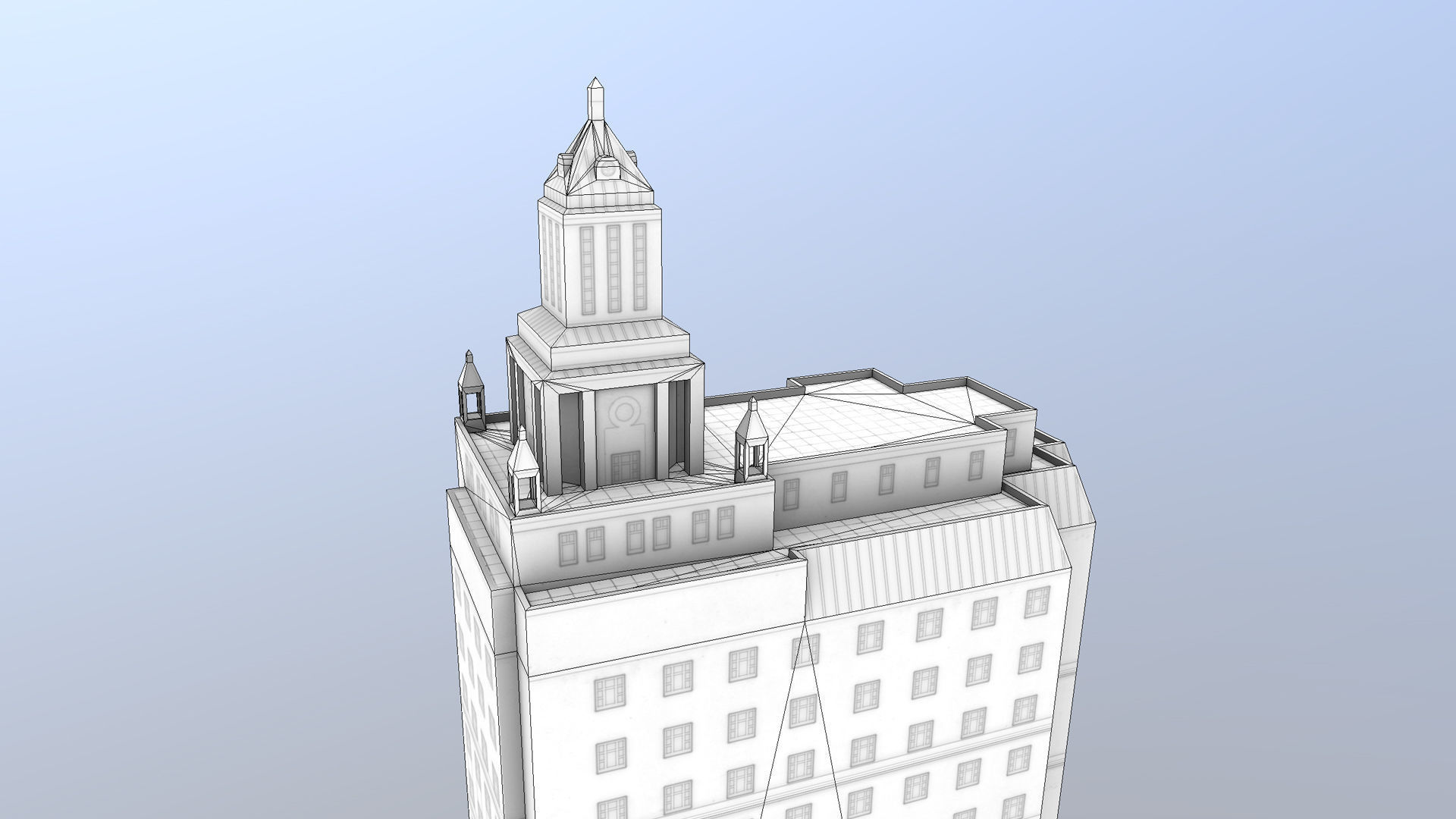MSK Building 53 Low-poly 3D model_28