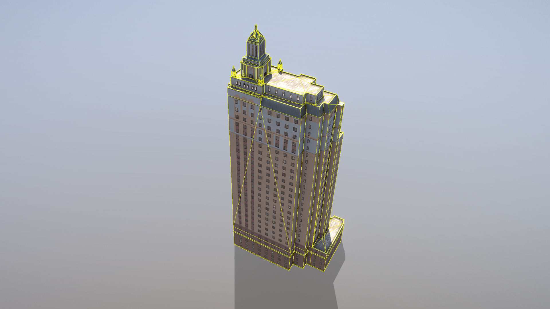 MSK Building 53 Low-poly 3D model_25
