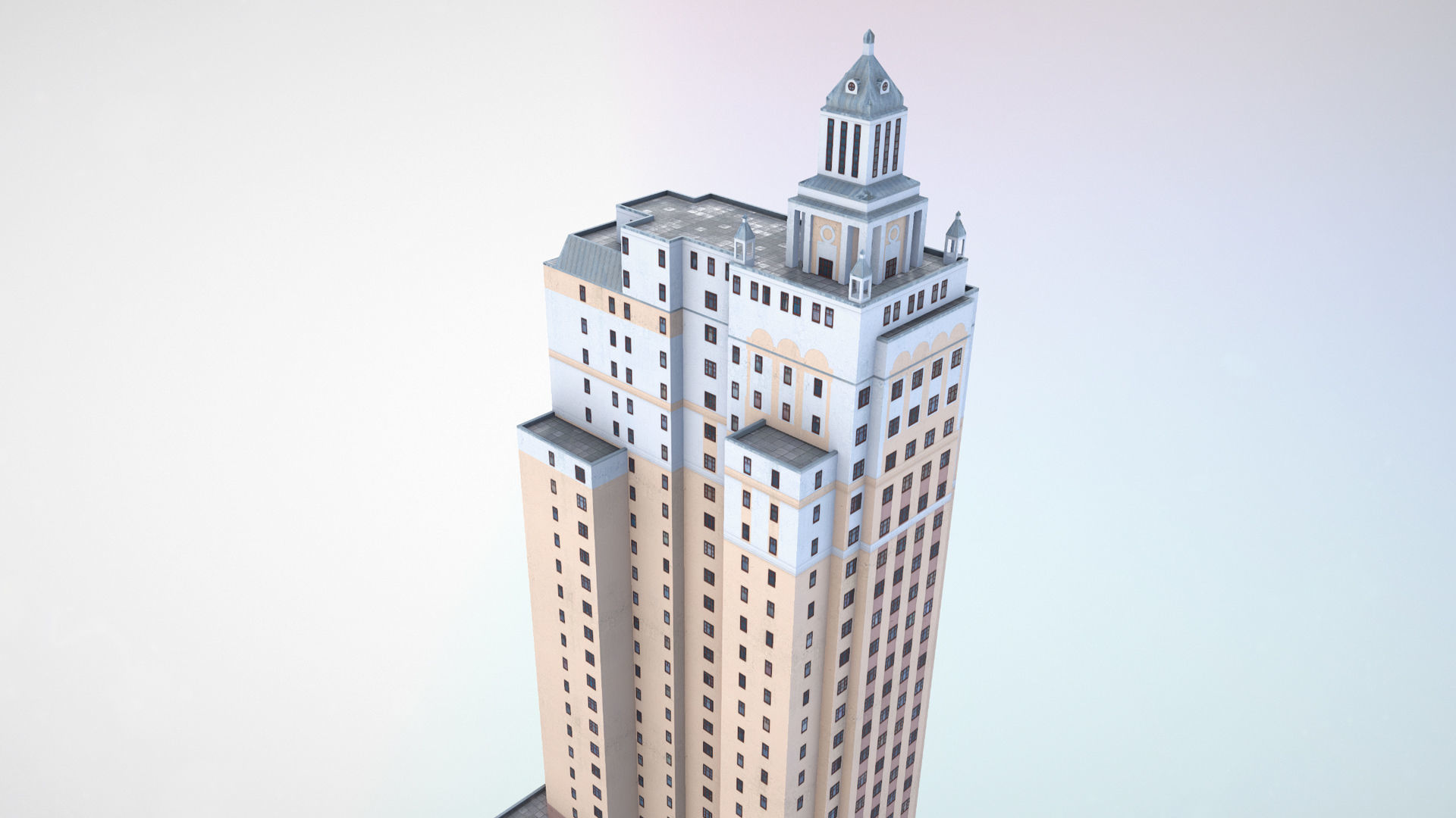 MSK Building 53 Low-poly 3D model_13