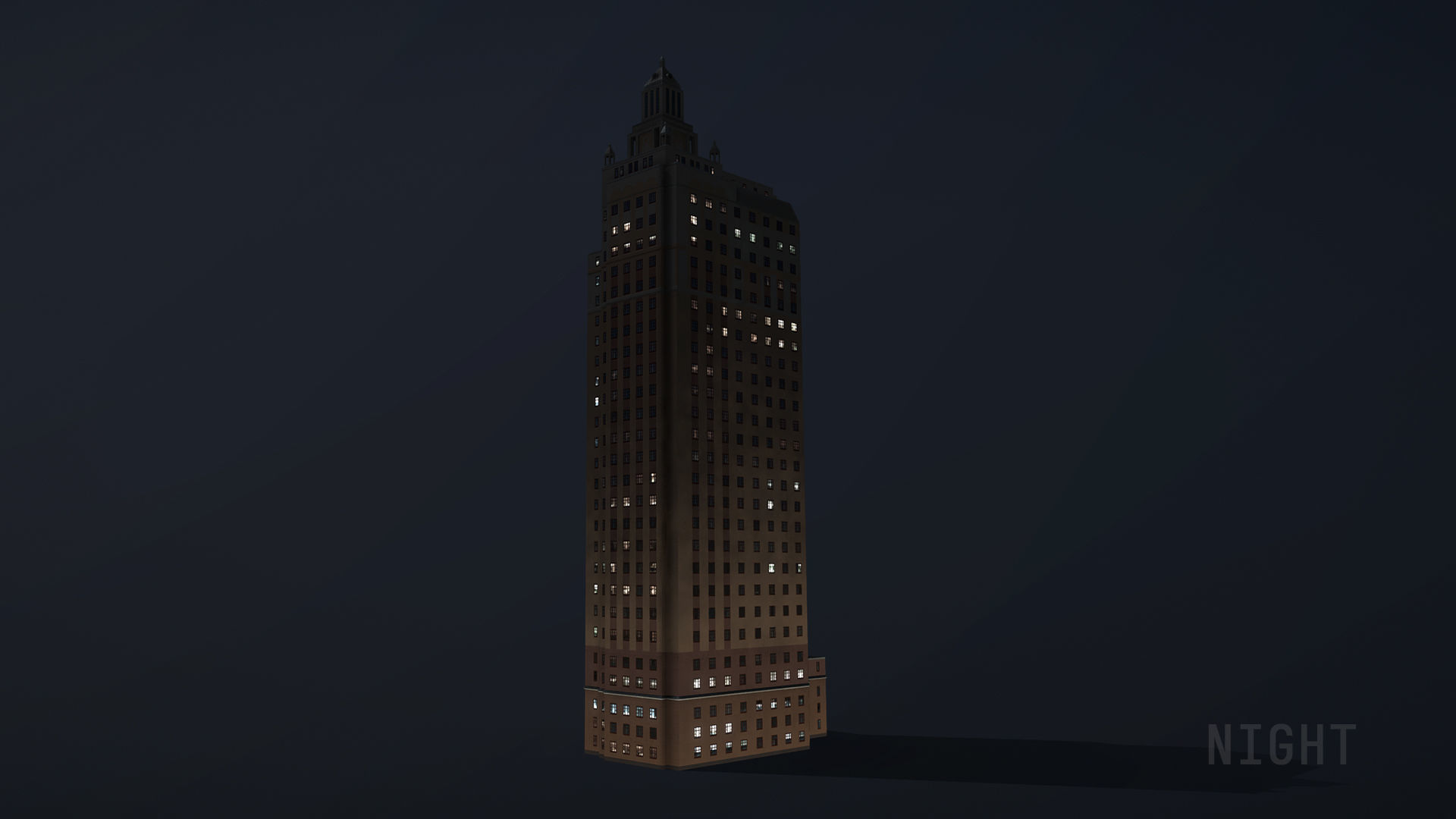 MSK Building 53 Low-poly 3D model_21