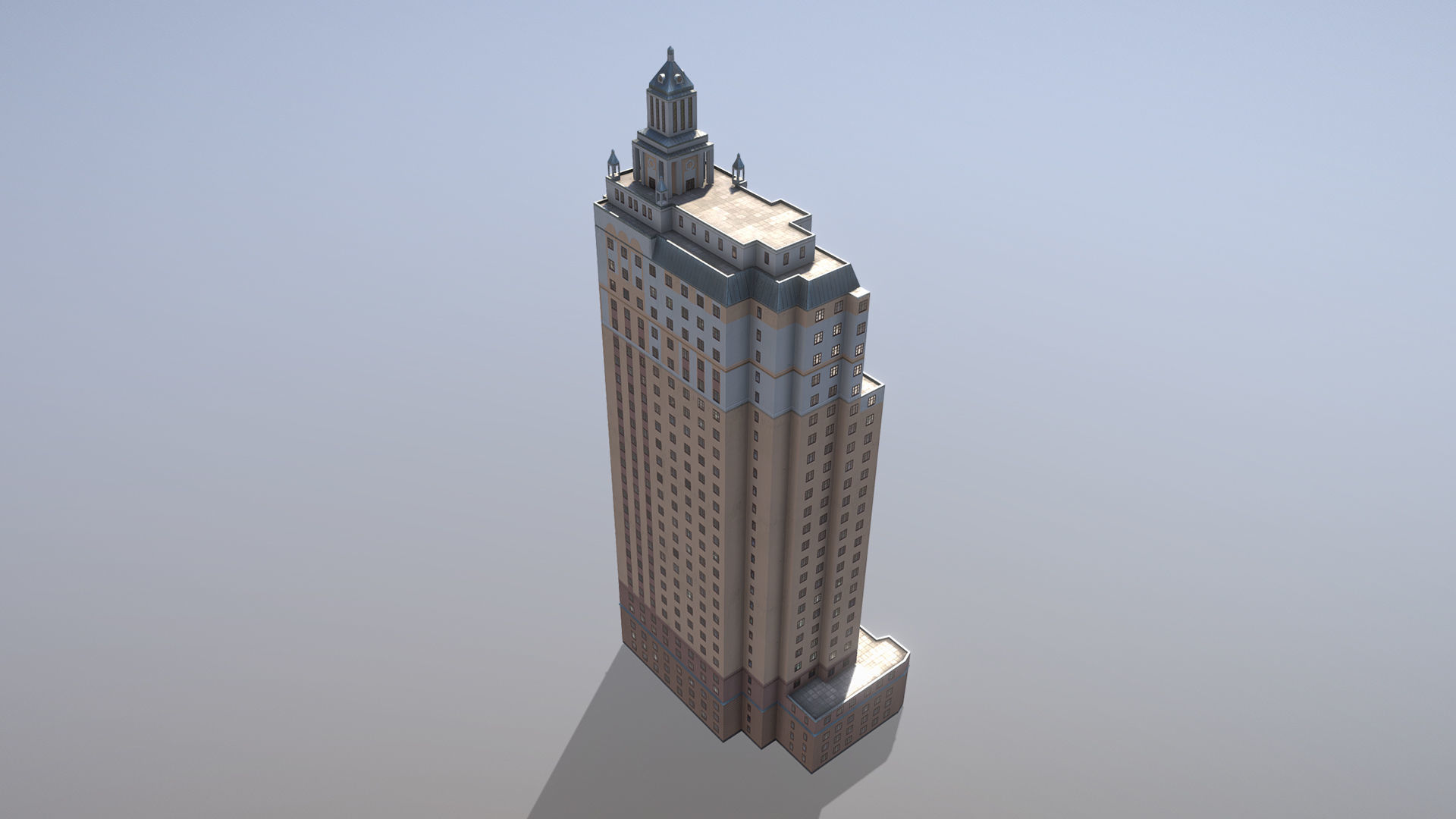 MSK Building 53 Low-poly 3D model_3