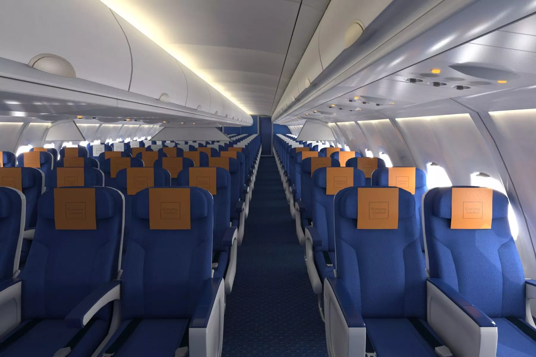 Airbus A330-300  Low-poly 3D model_0