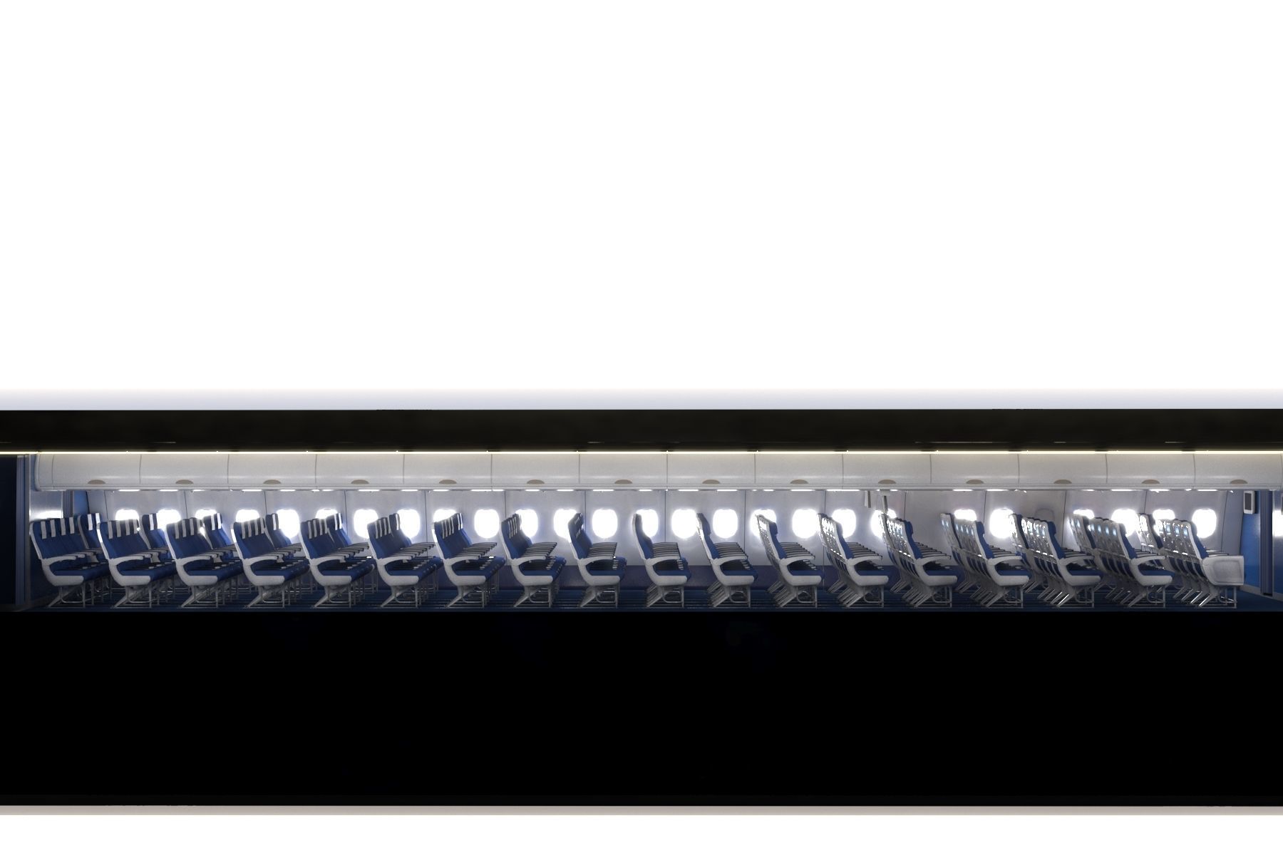 Airbus A330-300  Low-poly 3D model_12